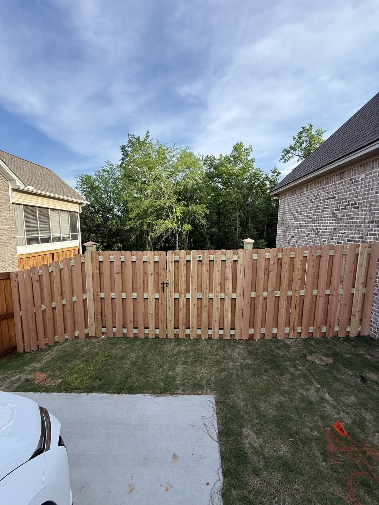 New shadow box fence install by Ray's Fencing and Outdoor — Alabama